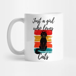 Just a Girl Who Loves Cats Mug